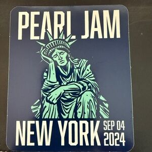 Pearl Jam's Dark Matter 2024 Tour - NEW YORK (Brand New)